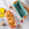 Forma Retangular Antiaderente para Assar Pão Forma de Bolo Forma de Pão Doméstica DIY