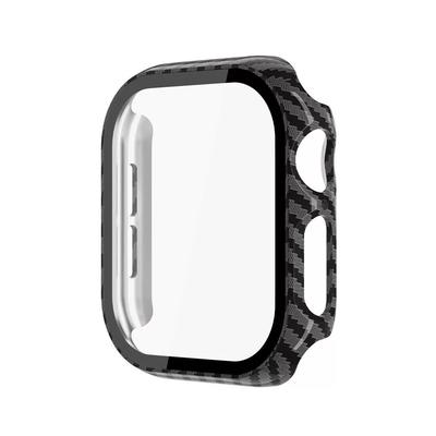 Custodia Protettiva con Texture in Fibra di Carbonio per Apple Watch 1234567/8910/11SE