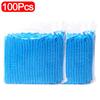 50/100pcs Disposable Bouffant Caps Stretch Net Hair Head Cover Non Woven Fabric Dust Strip Hat Cooking Kitchen Bathroom Supplies