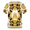 26. New Popular Casual and Comfortable Short-sleeve T-shirt, 3D Printing Technology, Suitable for Layering and Outerwear, Loose Striped Short-sleeve 