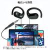 Oblivi Open-Ear Earphones, Wired 3.5mm, with Mic, Ear-Hook, Answering Calls, Volume Control, for Sports and Desk Work