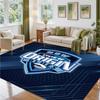 NSW Blues Design Crystal Velvet Rug Soft Decorative Mat for Bedroom Entrance