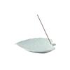 Exquisite Antique Ceramic Bodhi Leaf Incense Holder for Sandalwood & Agarwood Coils