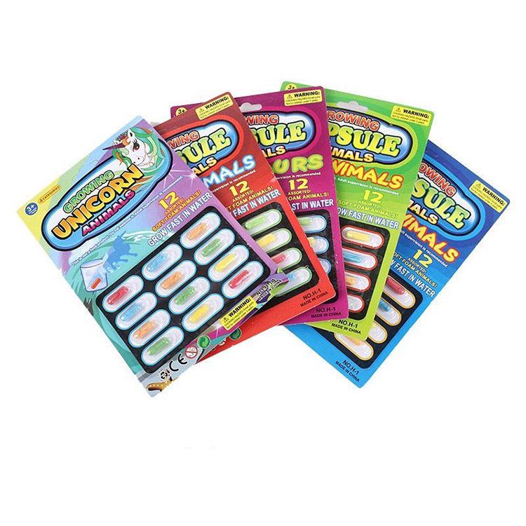 Children's Expanding Dinosaur and Marine Life Sponge Capsule Toy