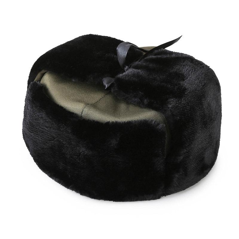 New old-fashioned men and women can wear thickened warm and cold-proof ear protection neck windproof imitation fox hair