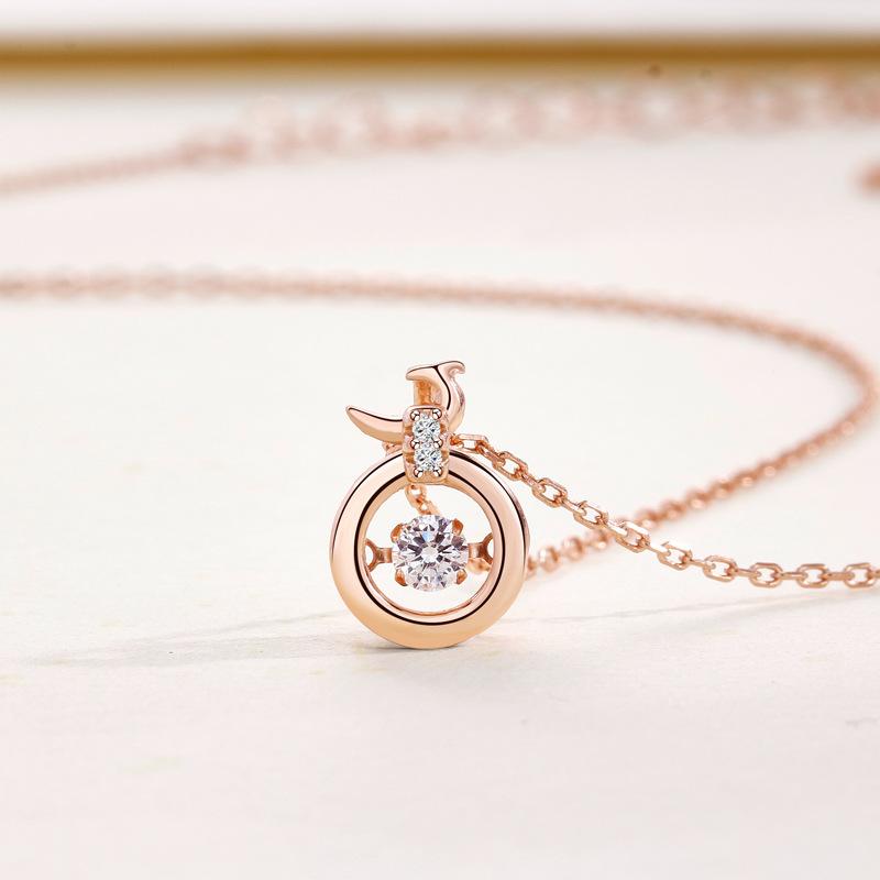 Colier inteligent, stil coreean pentru femei, temperament versiune coreeană, colier nișă high-end stil rece ins, cadou pentru fete.