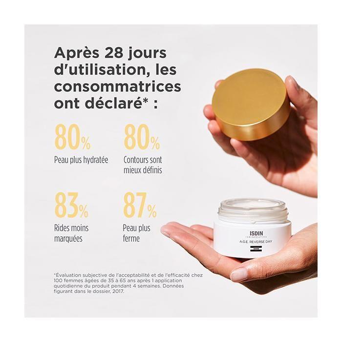 Soins Anti-âge - Isdin - A.G.E. Reverse - Crème - 50ml - Hypoallergénique