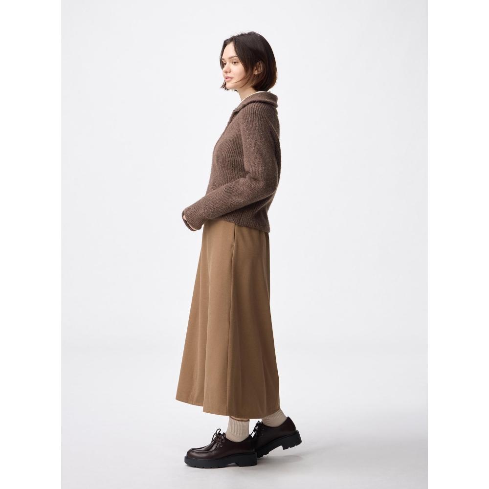 Uniqlo Gu Brushed Flare Skirt