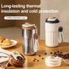 450ML LED Temperature Display Vacuum Insulated Water Bottle BPA-Free Leak Proof Keep Cold/Warm 12H Double Walled Insulation Cup Stainless Steel