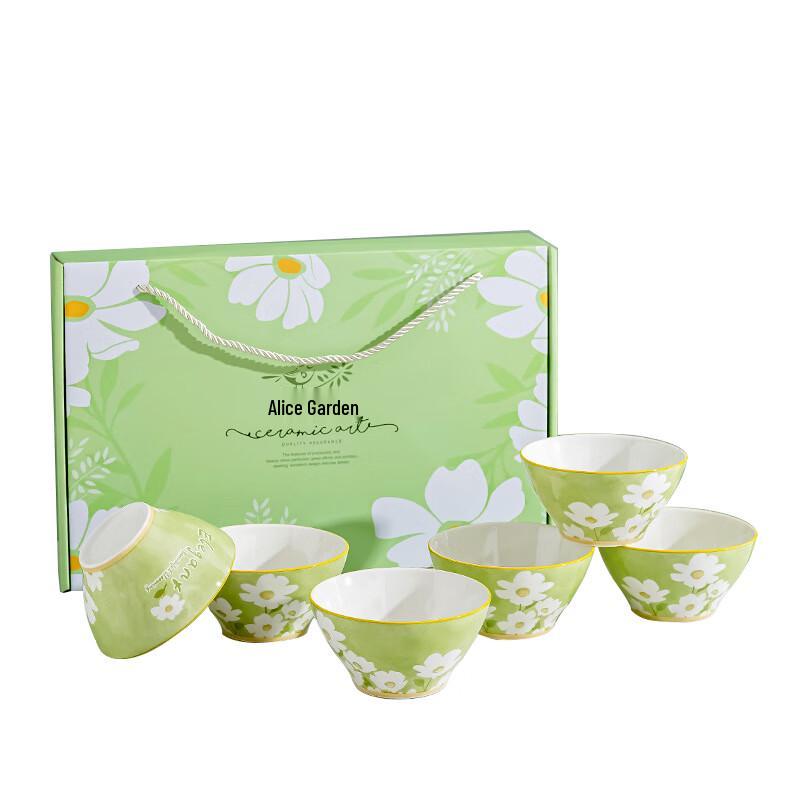 APLO Alice Garden Nordic Ceramic Bowl Set