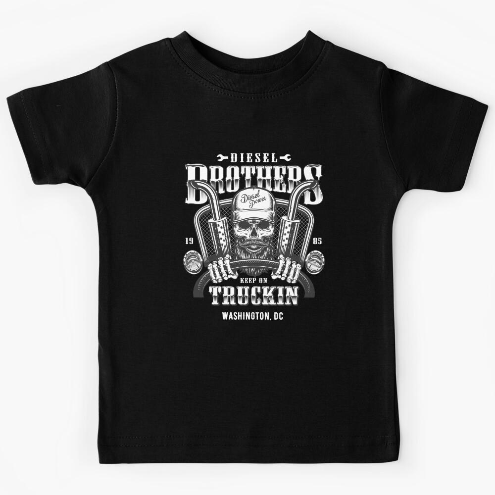 Trucker drivers gifts. Diesel Brothers, Washington, D.C. Kids T-Shirt 140
