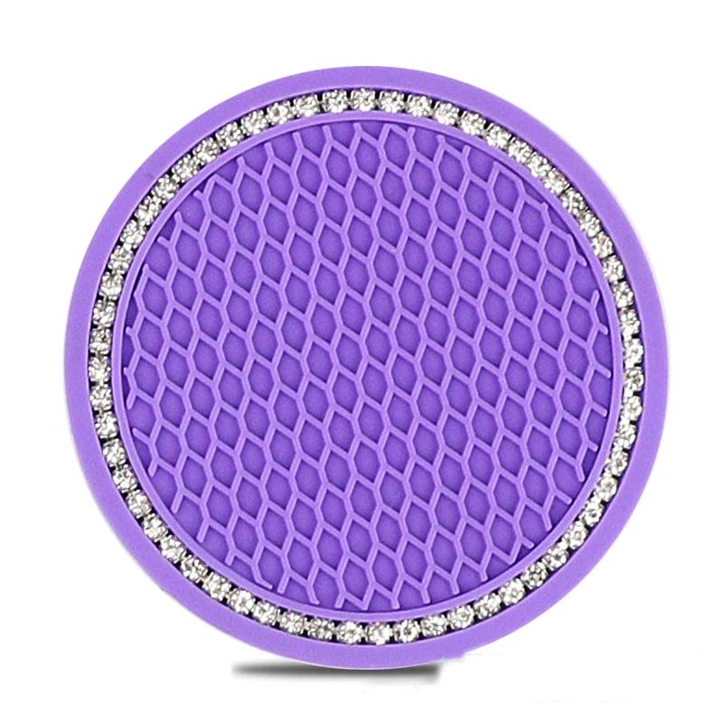 Car Coaster Water Cup Bottle Holder Anti-slip Pad Mat Silica Gel Waterproof For Interior Decoration Car Styling Accessories