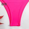 Women Monokini Padded Underwire Solid Color Halter One-Piece Bikini with Hollow Design Beach Vacation Swimwear