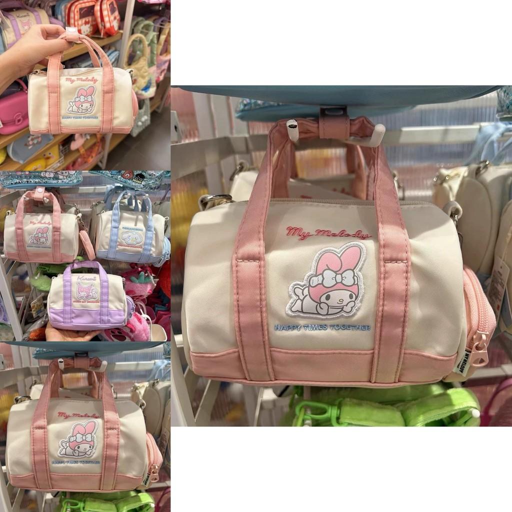 Kuromi Melody Cinnamoroll Nylon Large Capacity Bag With Drawstring Closure For Daily Use