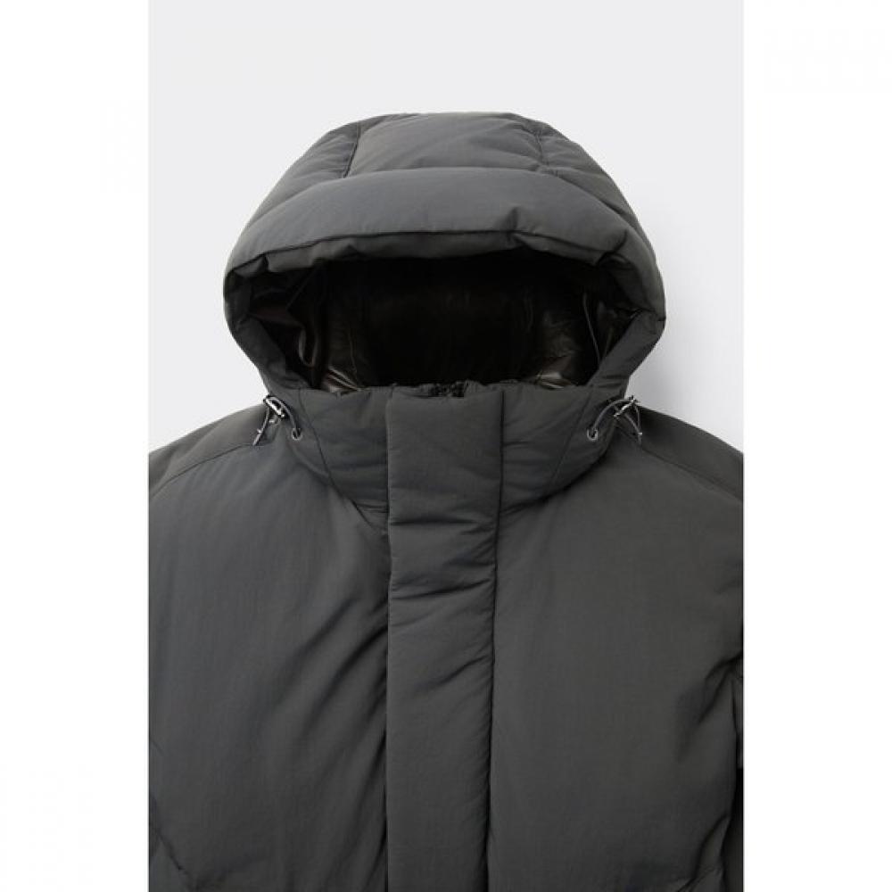 Customellow Brown Hoodie Down Puffer Jacket Cquaw25711brd