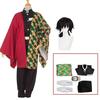 Anime Demon Slayer Kimetsu No Yaiba Tomioka Giyuu Cosplay Costume Men Kimono Uniform Halloween Carnival Party Costumes