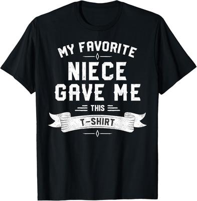 Meine Lieblingsnichte hat mir dieses T-Shirt für Onkel & Tante geschenkt