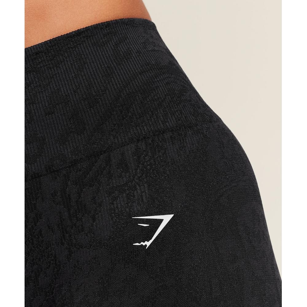 Gymshark Adapt Animal X Whitney Shorts Black    Asphalt Grey B6b3h Bdpr