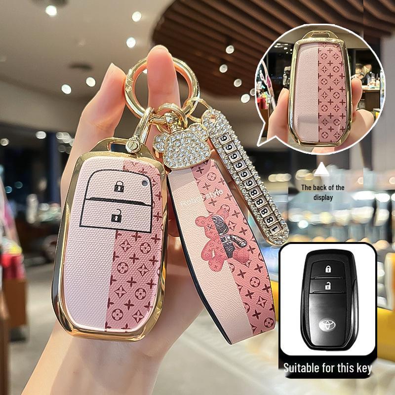 2025 Toyota Corolla Key Case: Dual Engine Protection with Elite Simple Buckle for Men & Women