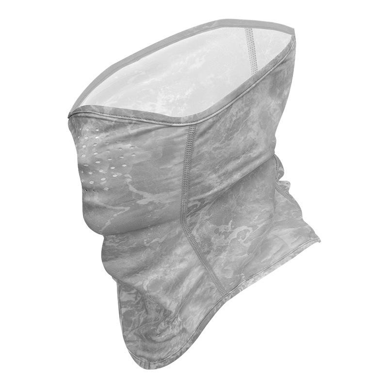 Kühlendes UPF50+ Gesichts-Hals-Gamaschenmaske UV-Schutz Atmungsaktiv Schnelltrocknend Dehnbar Eis Seide Sonnenschutz Outdoor Sommer