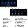 9.3” Portable CarPlay Android Auto Car Radio Multimedia Video Player Touch Screen With Remote Control Rearview Camera