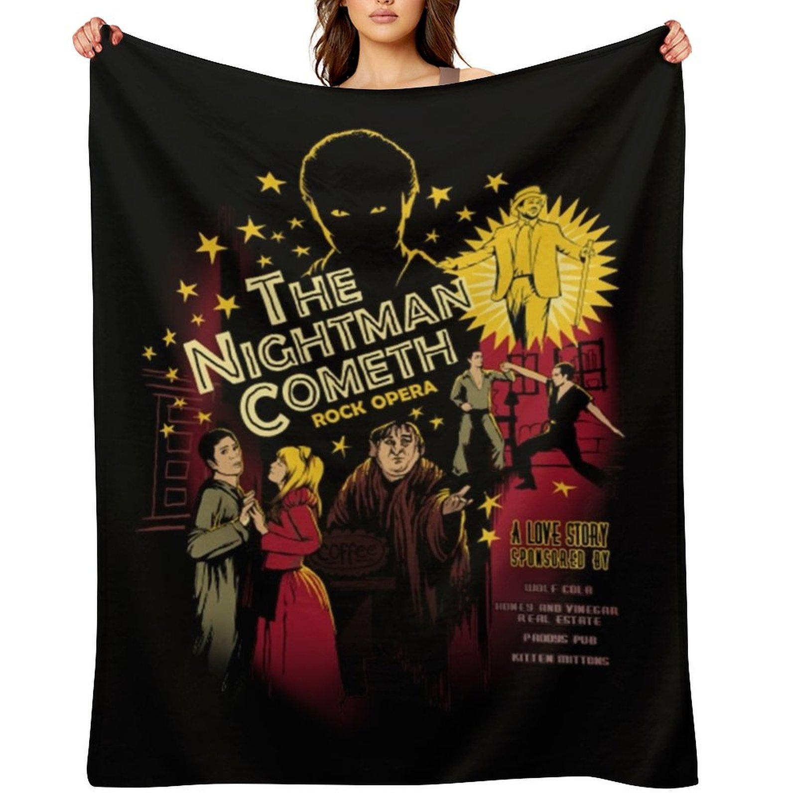 The Nightman Cometh Throw Blanket Sofas for babies Hairys heavy to sleep Blankets 30x40in