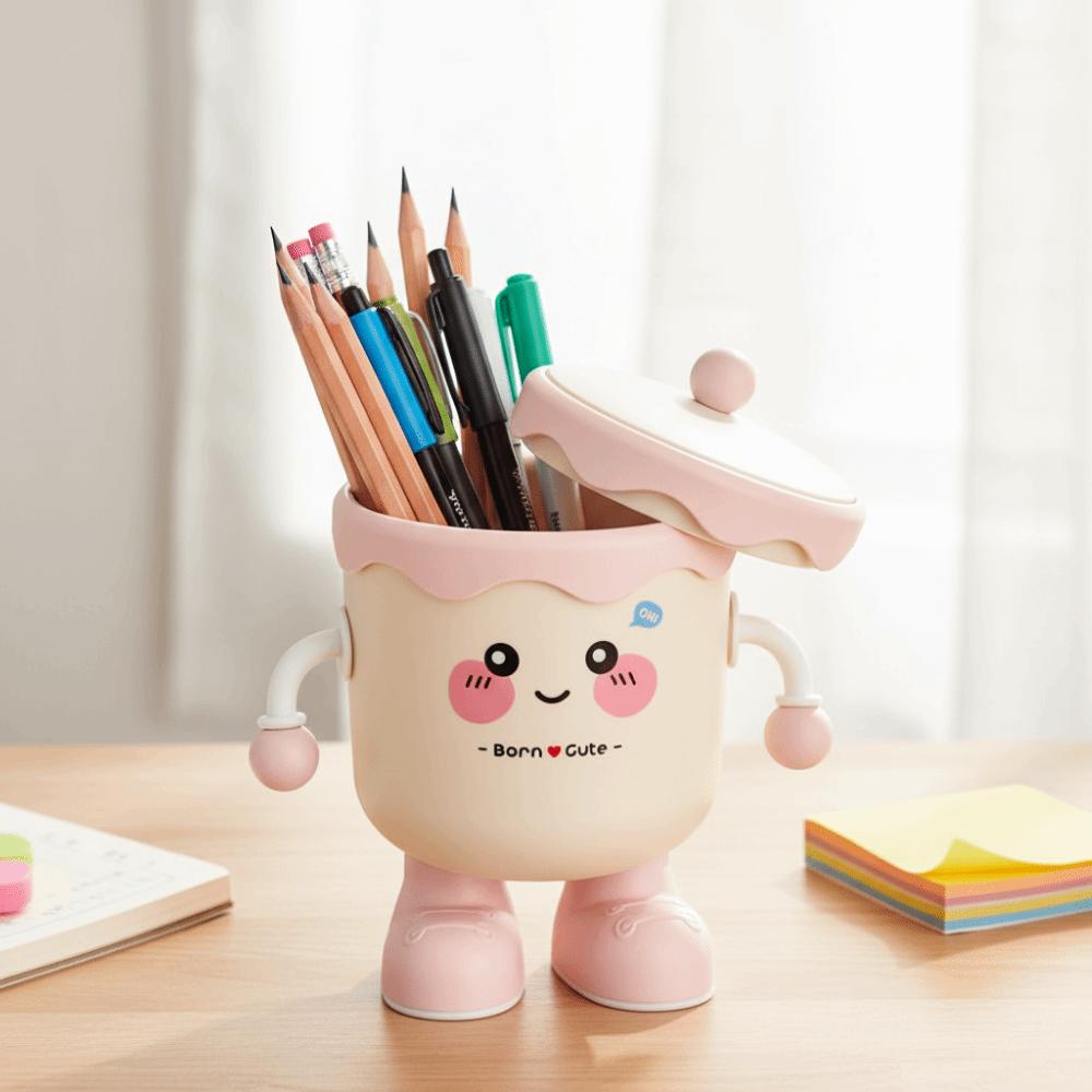 Platzsparendes Design Schreibtisch-Organizer Cartoon-Stil Schreibtisch-Mülleimer Büro Schreibtisch