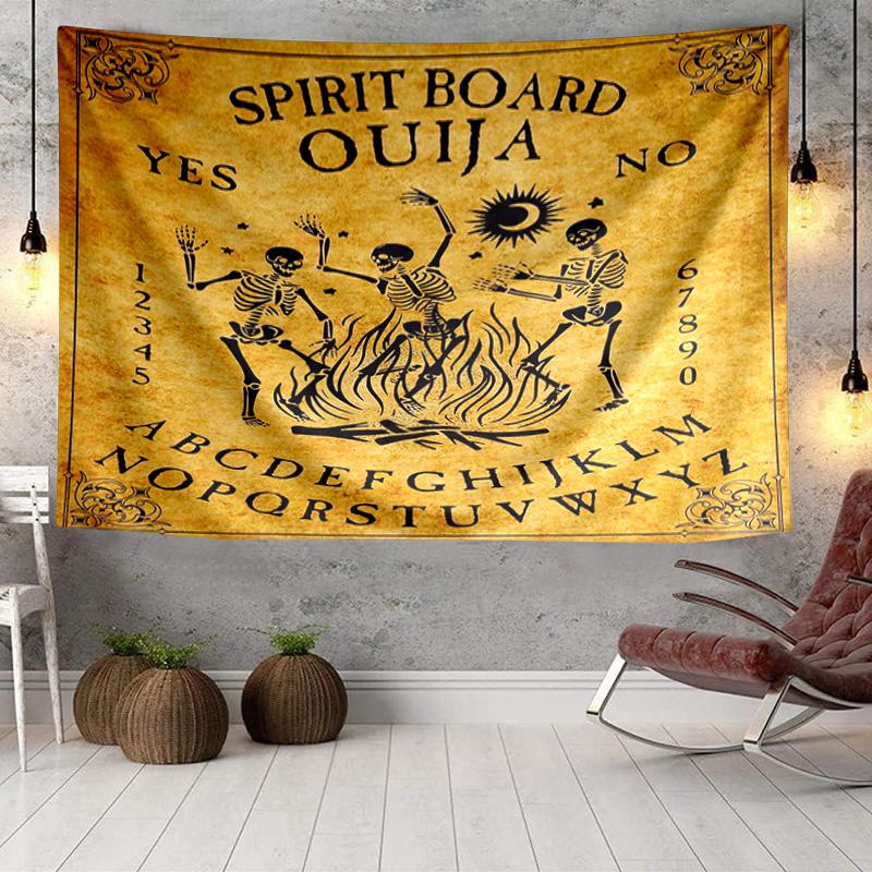 Spiritual Ouija Board Design Tapestry Room Decoration Wall Hanging for Living Room Bedroom, Dormitory, Birthday and Christmas Gifts