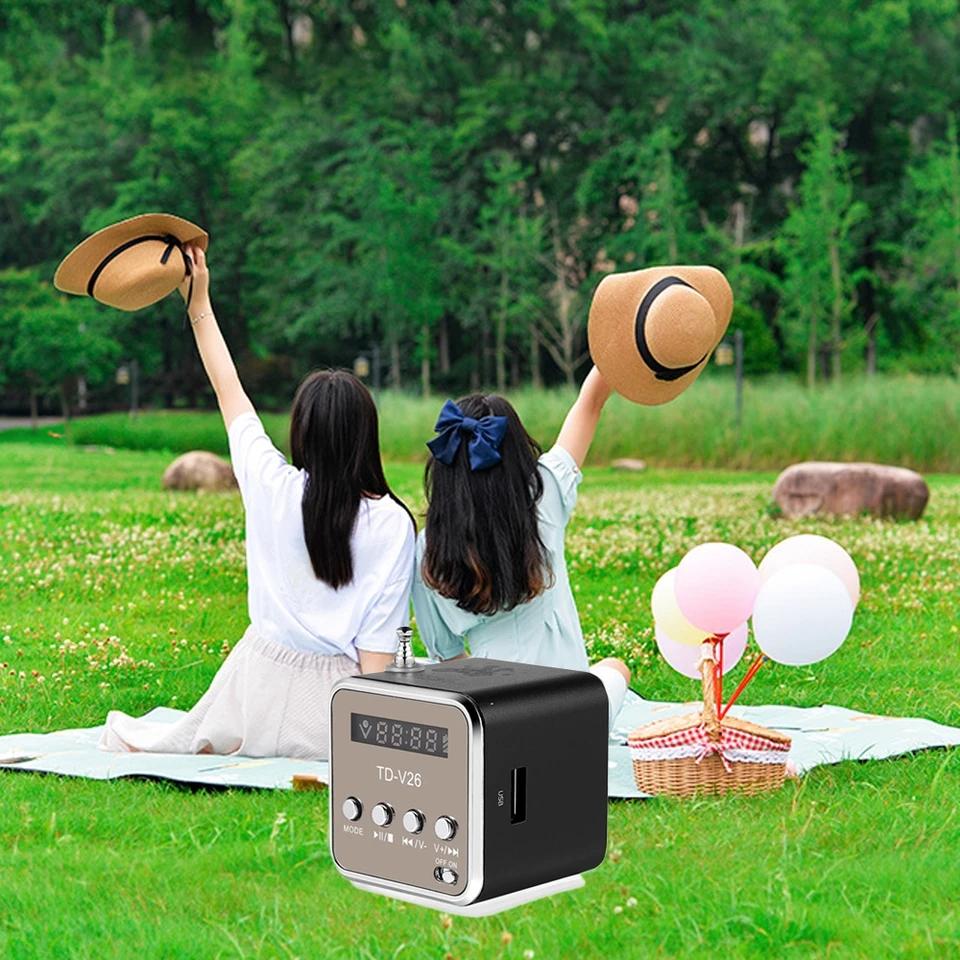 Mini Portable Stereo Sound Speaker Support TF/FM Radio AUX Radio Music Player Bluetooth Speaker For PC Computer Phone Mobile