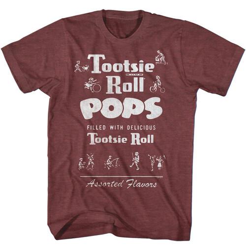 Tootsie Roll Vintage Tootsie T-Shirt - Maroon Unisex T-Shirt S