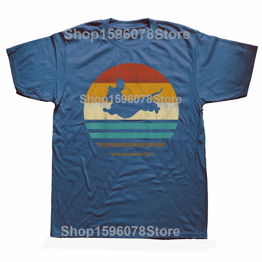 Funny Dachshund Vintage Retro Dog Love T Shirts Short Sleeve Birthday Gifts Mens Clothing Fashion Casual Loose Oversized T Shirt