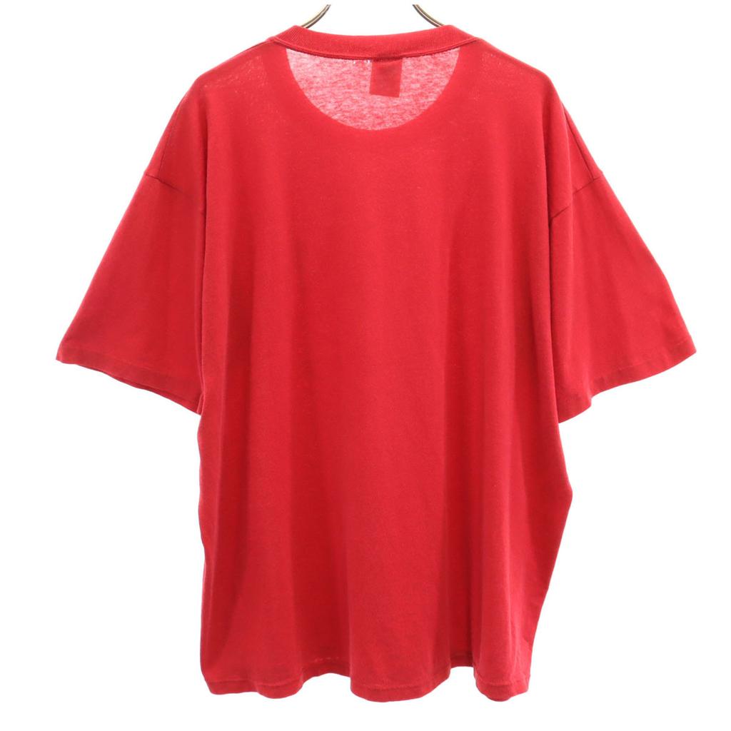 JERZEES 80s Made In USA Vintage Boy Scout Short Sleeve T-shirt XL Red Men's Used