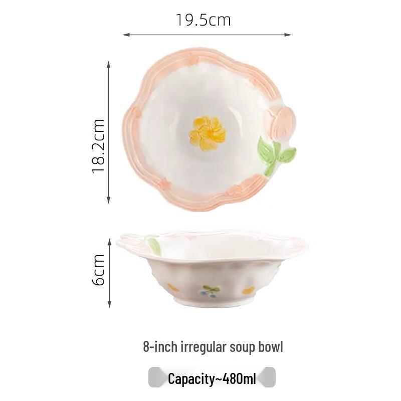 WY Keramik Unterglasur Relief Tafelgeschirr Kollektion