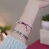 Neues, robustes Armband im nationalen Stil, schlicht und luxuriös, mit Geldschein- und Geldschein-Motiv, rot