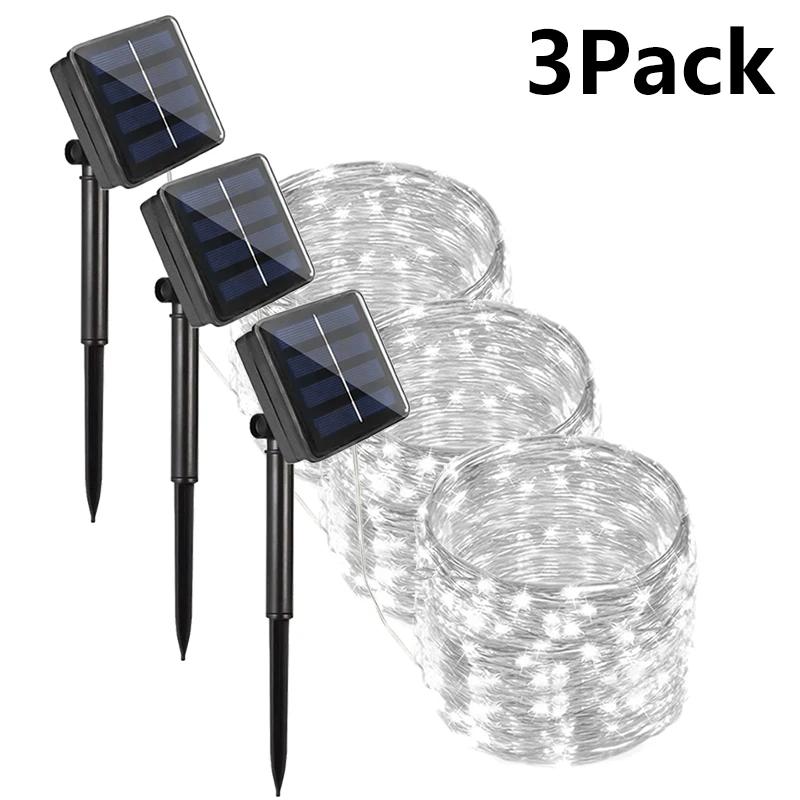 Solar LED Fairy String Light Outdoor Festoon Lamp Garden Fairy Light IP65 Waterproof Lighting Christmas Party Solar Lamp Decor