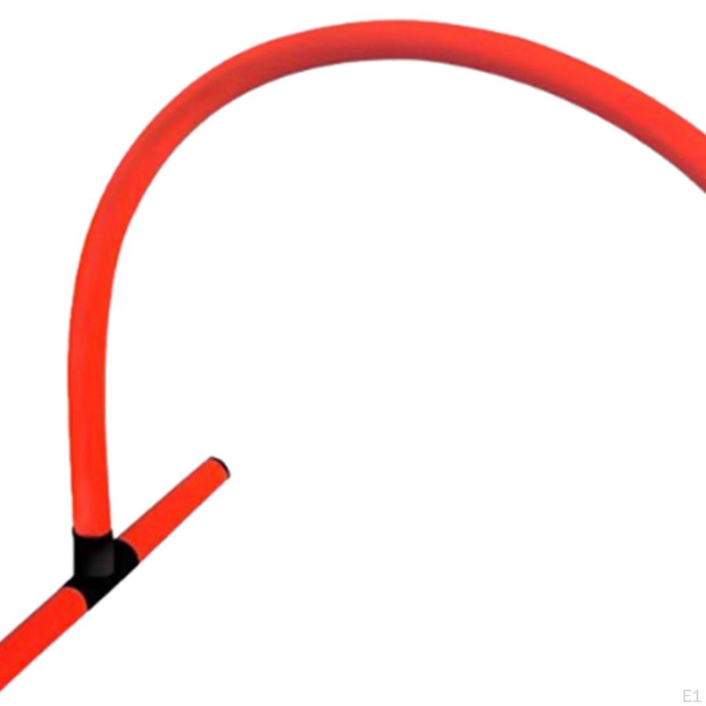 Football Training Arch Footwork and Kicking Drill with Removable Base Speed Agility Hurdle