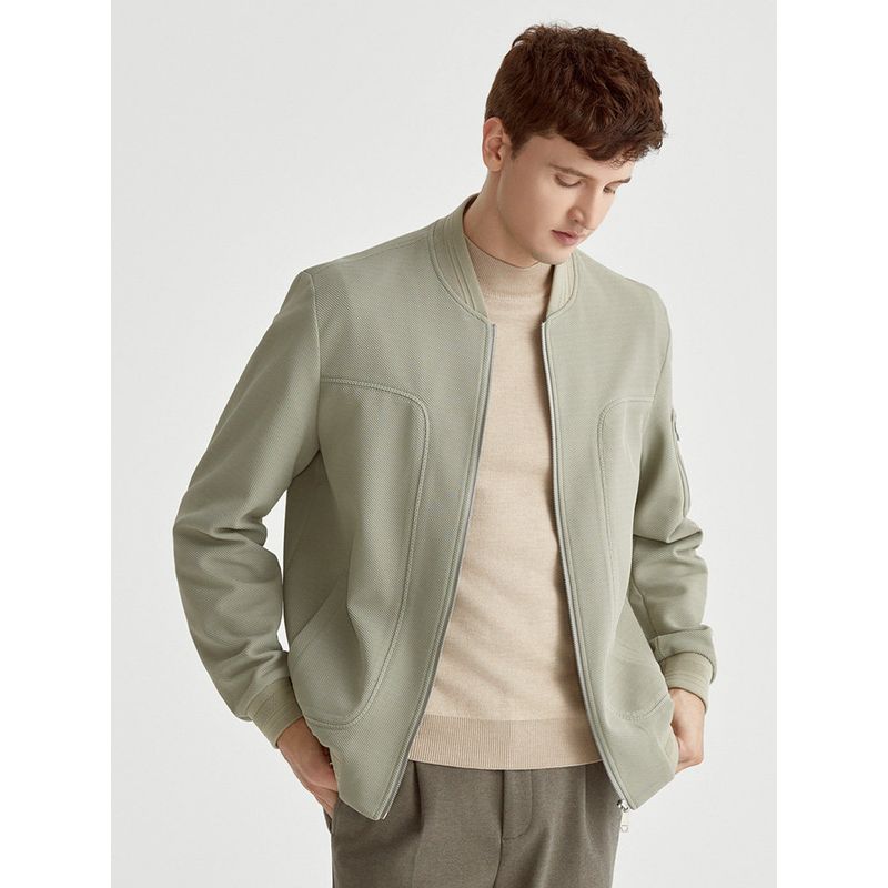 Paper Crane Design Baseball Collar Workwear Casual Jacket for Men 2025 New Autumn New Men's Jacket Spring and Autumn