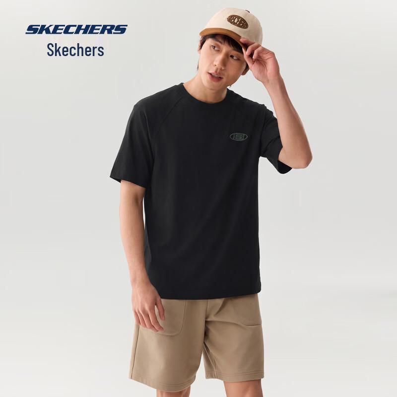 Skechers Unisex Moisture-Wicking Knit Short Sleeve T-Shirt L226U074 XL