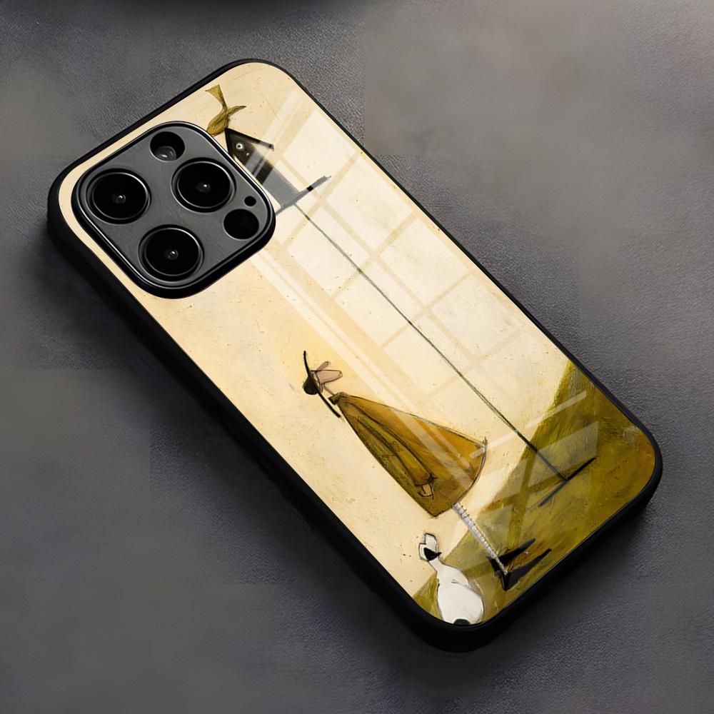 

S-Sam Toft Art Phone Case For IPhone 17 Pro Max 16 15 14 Pro Max 13 11 X Xs Xr 8 7Plusglass Cover iPhone17 Pro