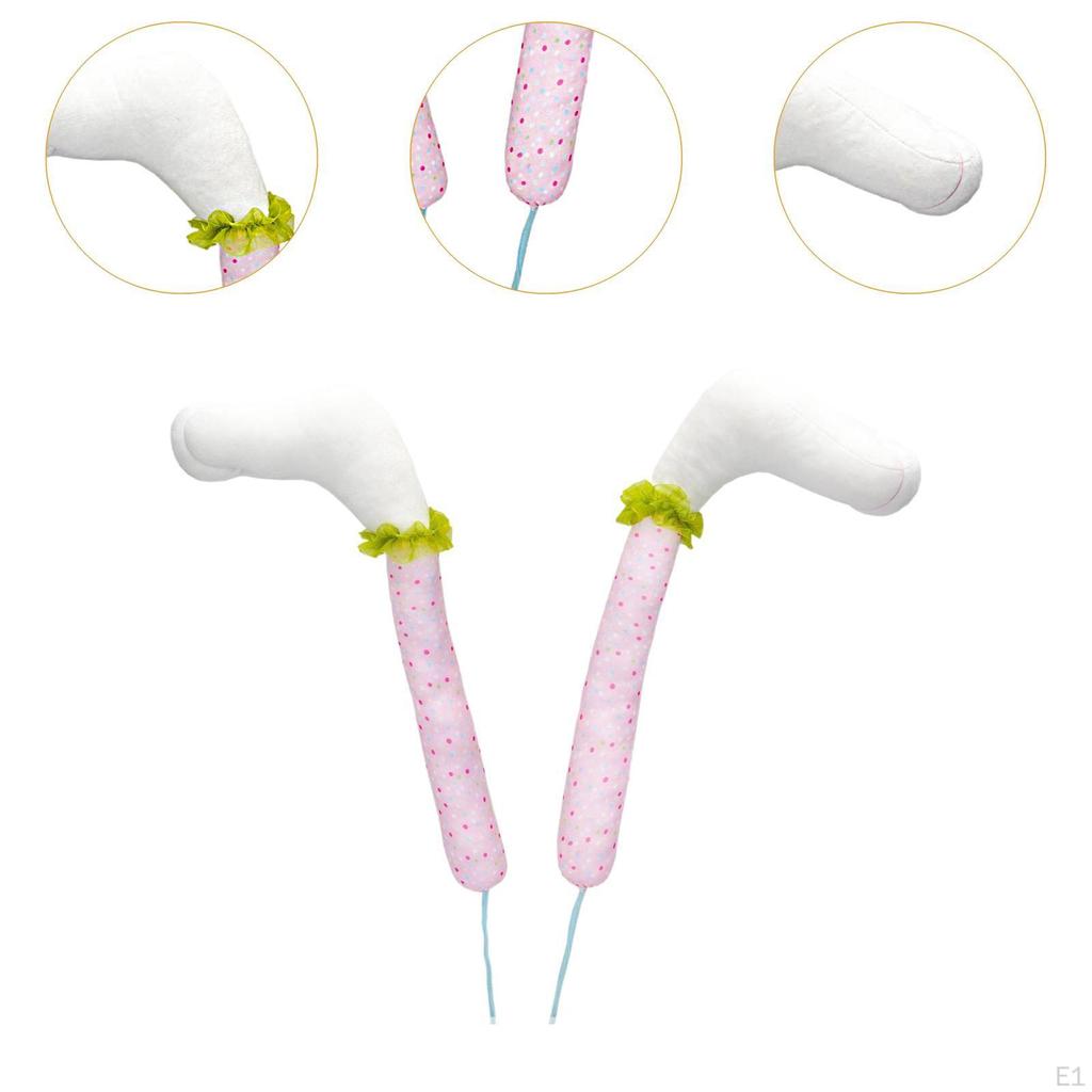 2 Pieces Easter Bunny Leg Decor Hanging Ornament Cute Photo Props Photography Garland Decoration for