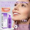 Teeth Whitening Purple Dental Foam, Deep Cleaning & Stain Removal, Fresh Breath, Portable Oral Care Foam, Travel Size