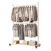 Single-Layer Clothes and Hat Rack for Bedroom or Balcony - Floor-Standing Design