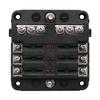 6-Way Blade Fuse Box Block Holder Power Distribution For 12V 24V Car Boat Marine