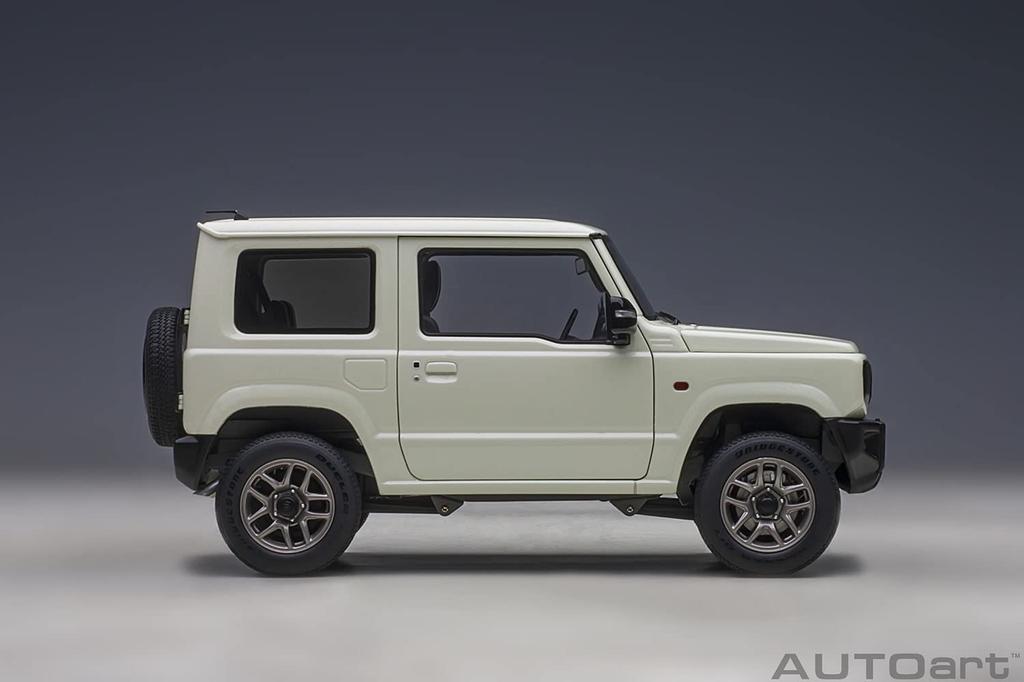 AUTOart 1/18 Scale Suzuki Jimny (JB64) White Pearl Finished Model 78505