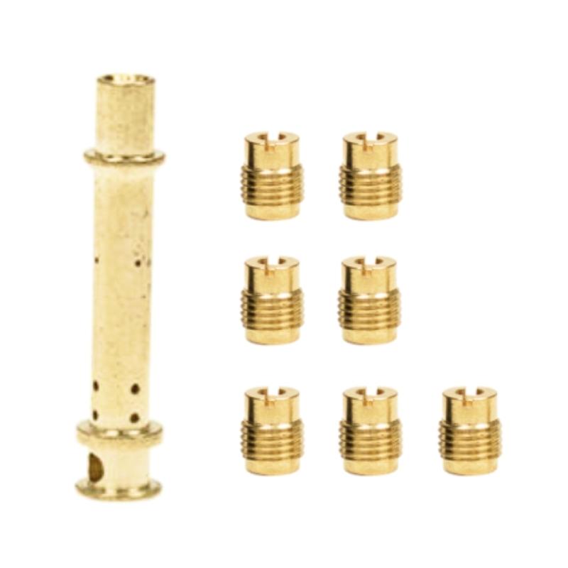 Set jet carburator aftermarket cu jeturi principale și jet lent pentru motocicleta 212cc Gx140 Gx160 Gx200