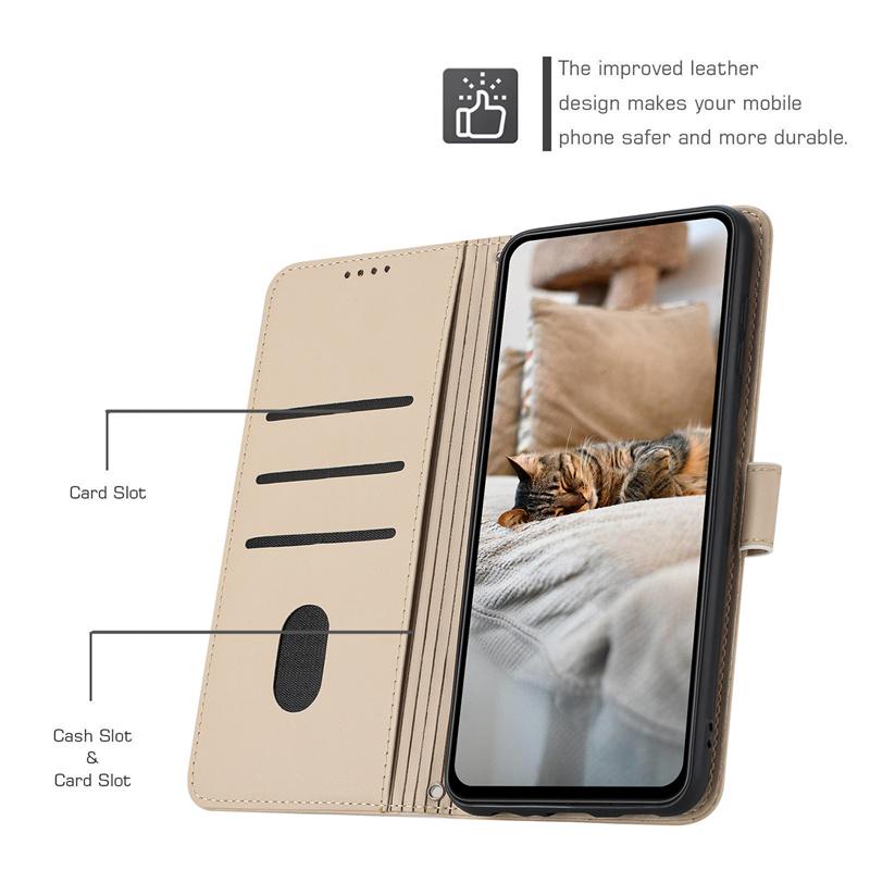 Etui For Samsung XCover 7 3D Cat Pattern Wallet Case Samsung Galaxy XCover6 Pro 5 4S M35 M55 M15 C55 M14 M54 Leather Phone Funda