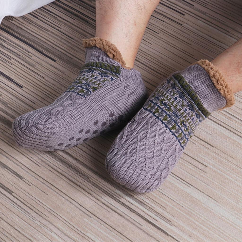 Fall and Winter Floor Socks Home Warm Women Socks Snow Socks Sleep Carpet Socks Slippers Socks Men Non-slip Yoga Socks