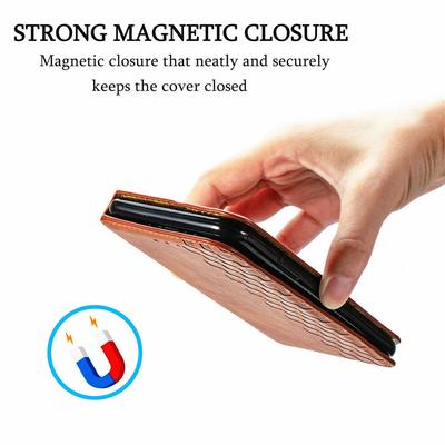Husă de carte cu textura din piele pentru Samsung A23 A52 A 52 S 5G Husă de lux Bumper Phone Coque Samsung Galaxy A52S A13 A33 A53 A73