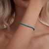 Silver Bracelet with Blue Crystals, Silver 925