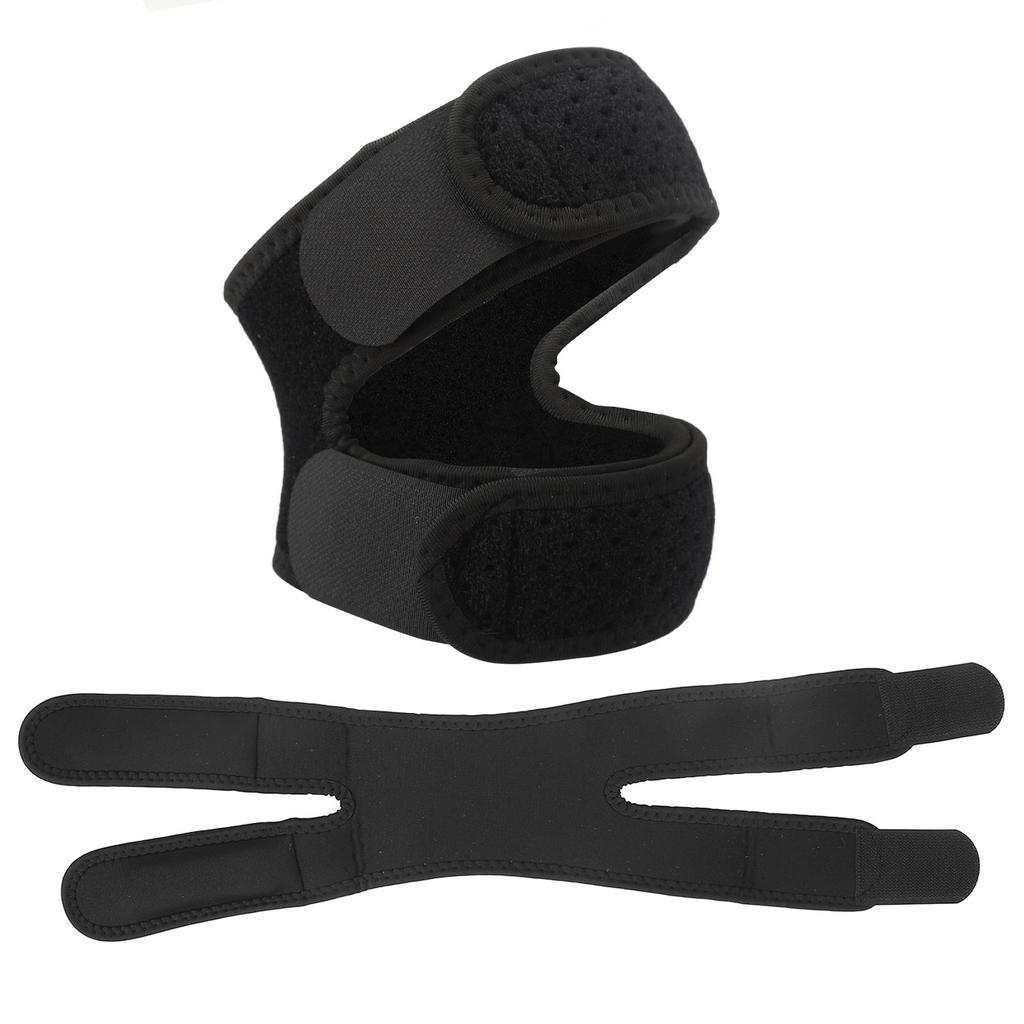 Patella Knee Strap Soft Comfortable Breathable Shockproof Adjustable Knee Brace Support for Men